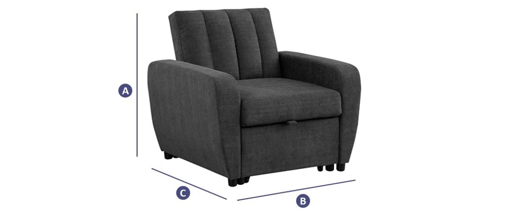 Gibson Fabric Chair Sofa Bed Sketch